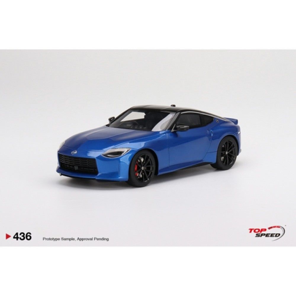 Top Speed Model - Nissan Fairlady Z Version ST 2023 Seiran Blue 1:18