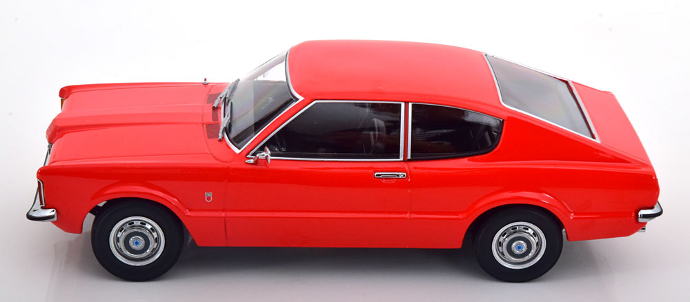 KK-Scale 1:18 - Ford Taunus L Coupe 1971 Rood