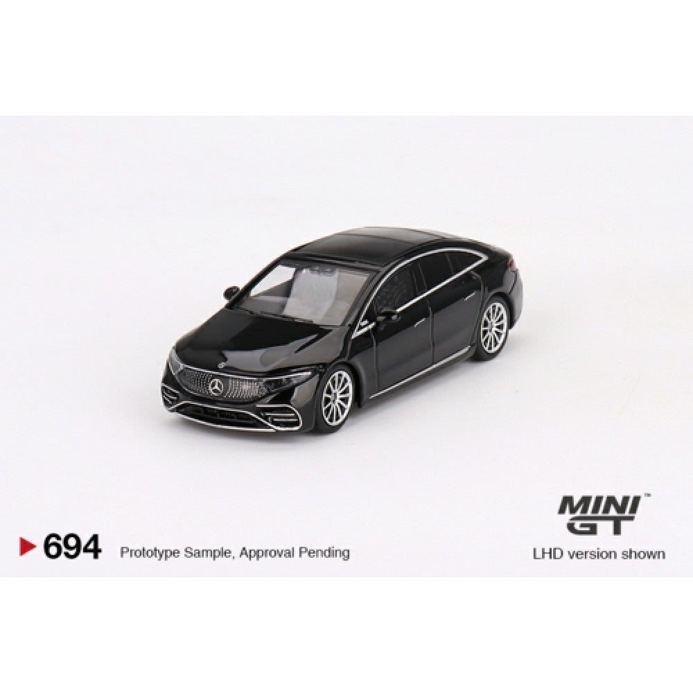 MiniGT - 1/64 MERCEDES-BENZ EQS 580 4MATIC BLACK (LHD)