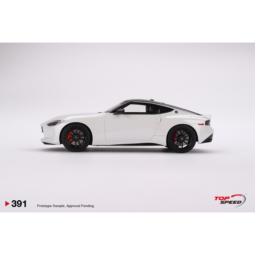 Top Speed Model - Nissan Z Performance 2023 Everest White LHD 1:18