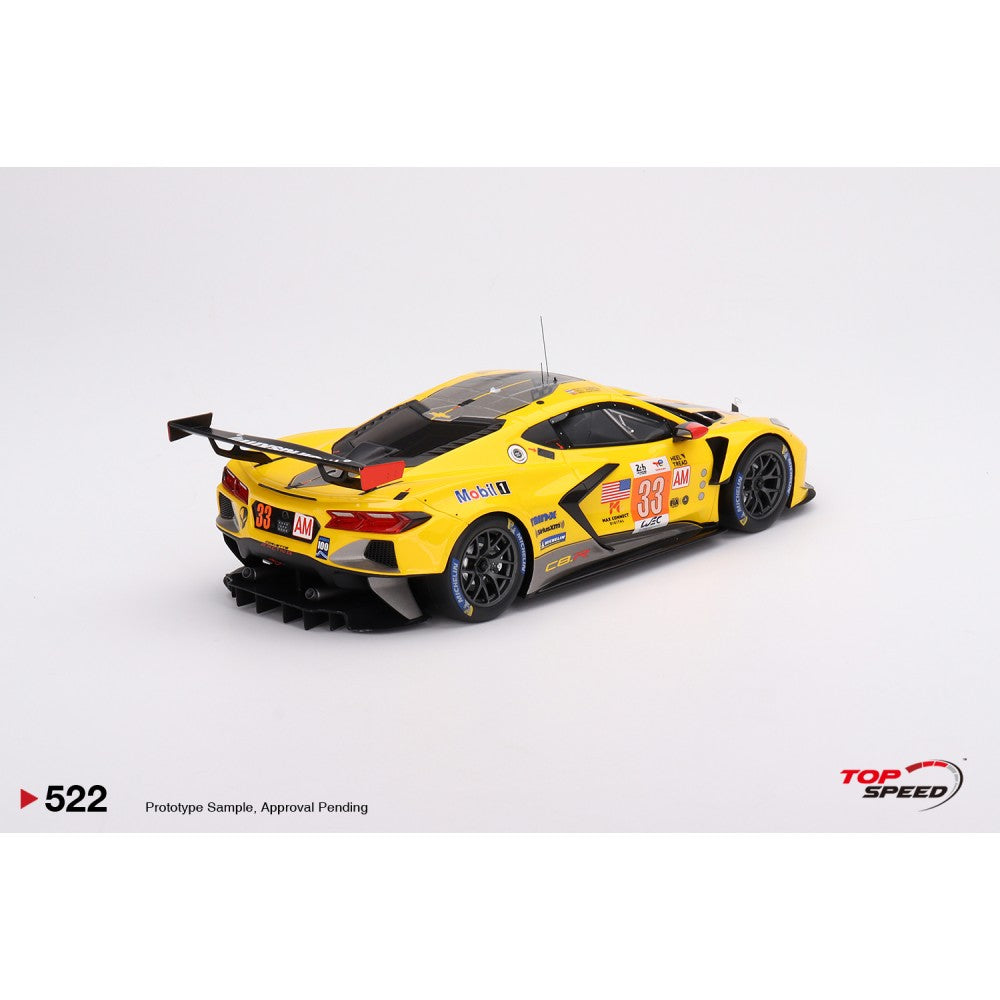 Top Speed Model - Chevrolet Corvette C8.R #33 2023 Le Mans 24 Hrs LM GTE AM Class Winner 1:18