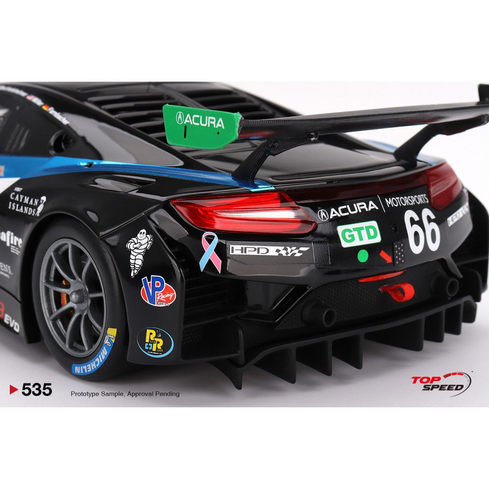Top Speed Model - Acura NSX GT3 EVO22 #66 2022 IMSA Daytona 24 Hrs 1:18