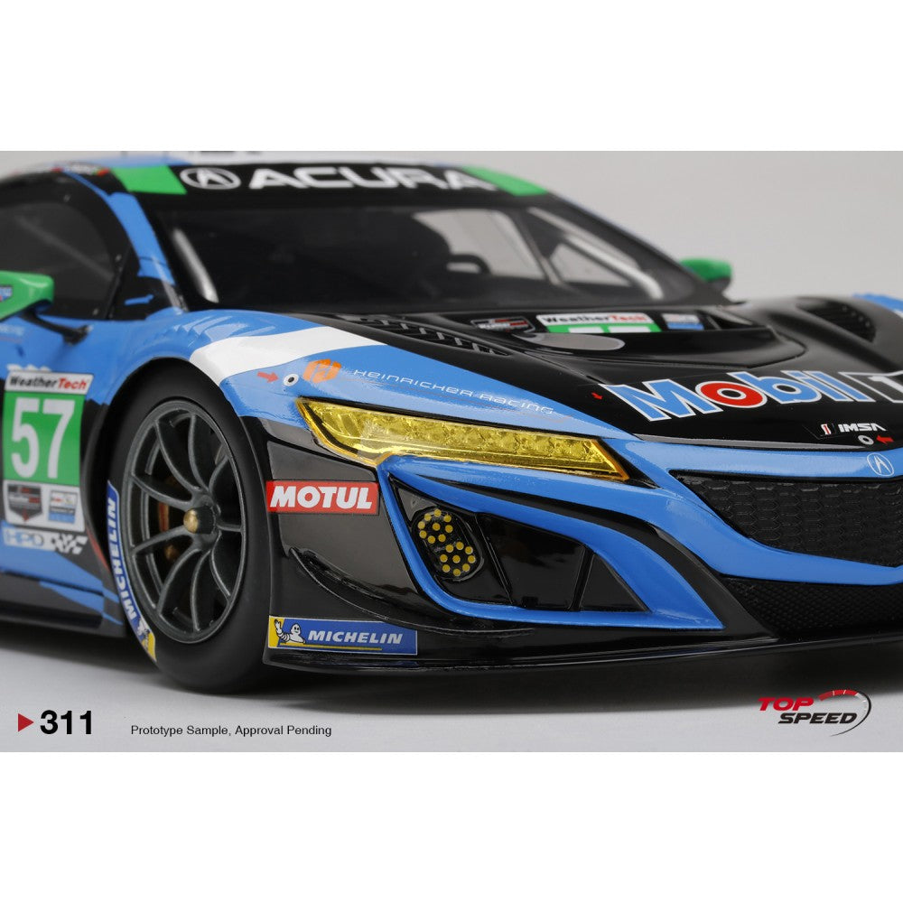 Top Speed Model - Acura NSX GT3 EVO #57 2020 IMSA 2020 24 Hrs of Daytona Heinricher Racing 1:18