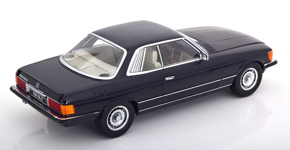 KK-Scale 1:18 - Mercedes 500 SLC C107 1981 Donkerblauw