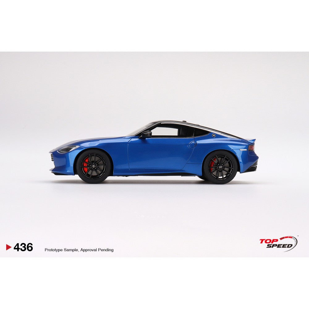 Top Speed Model - Nissan Fairlady Z Version ST 2023 Seiran Blue 1:18