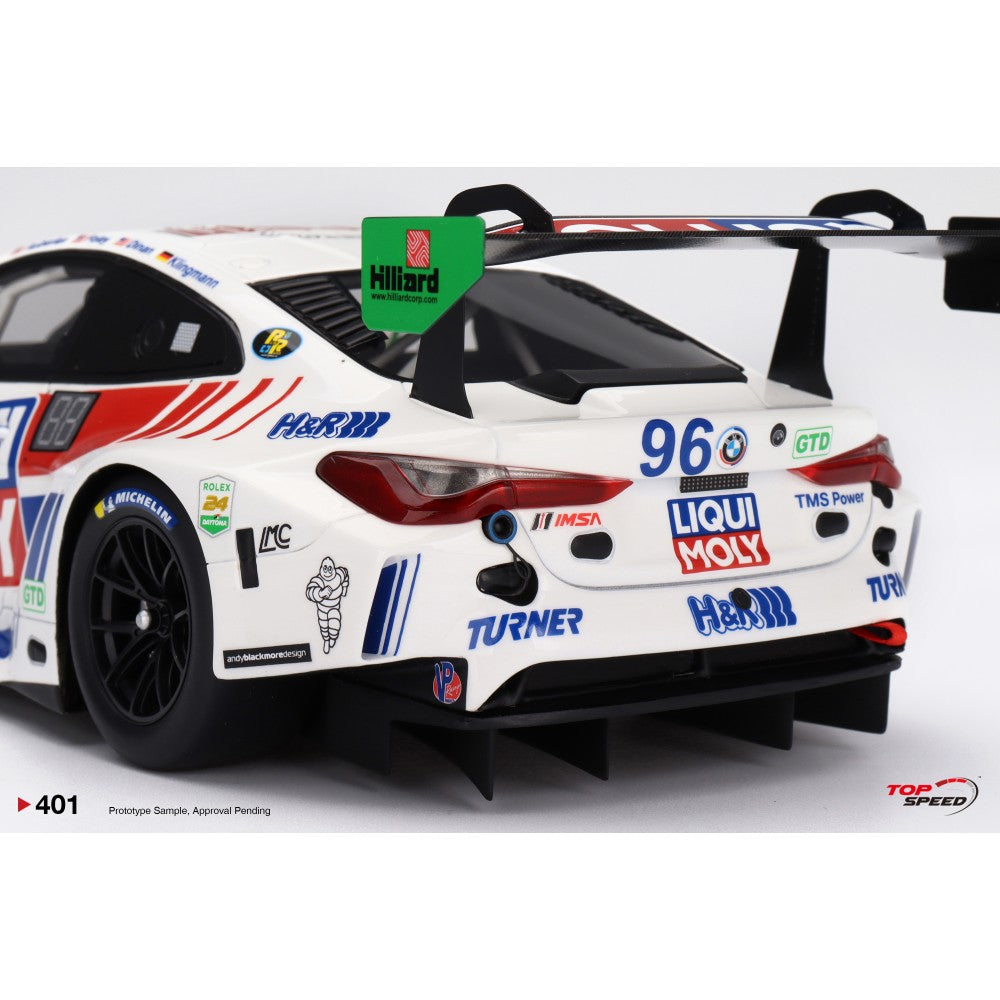 Top Speed Model - BMW M4 GT3 #96 2022 IMSA Daytona 24 Hrs 1:18