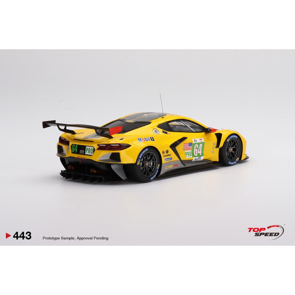 Top Speed Model - Chevrolet Corvette C8.R #64 Corvette Racing 2022 Le Mans 24 Hrs 1:18