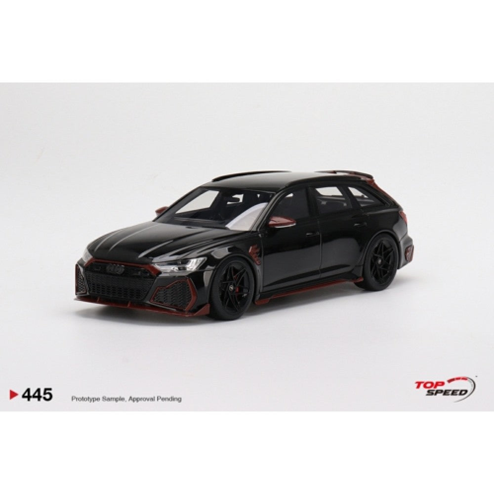 Top Speed Model - ABT Audi RS6 Johann Abt Signature Edition Black 1:18