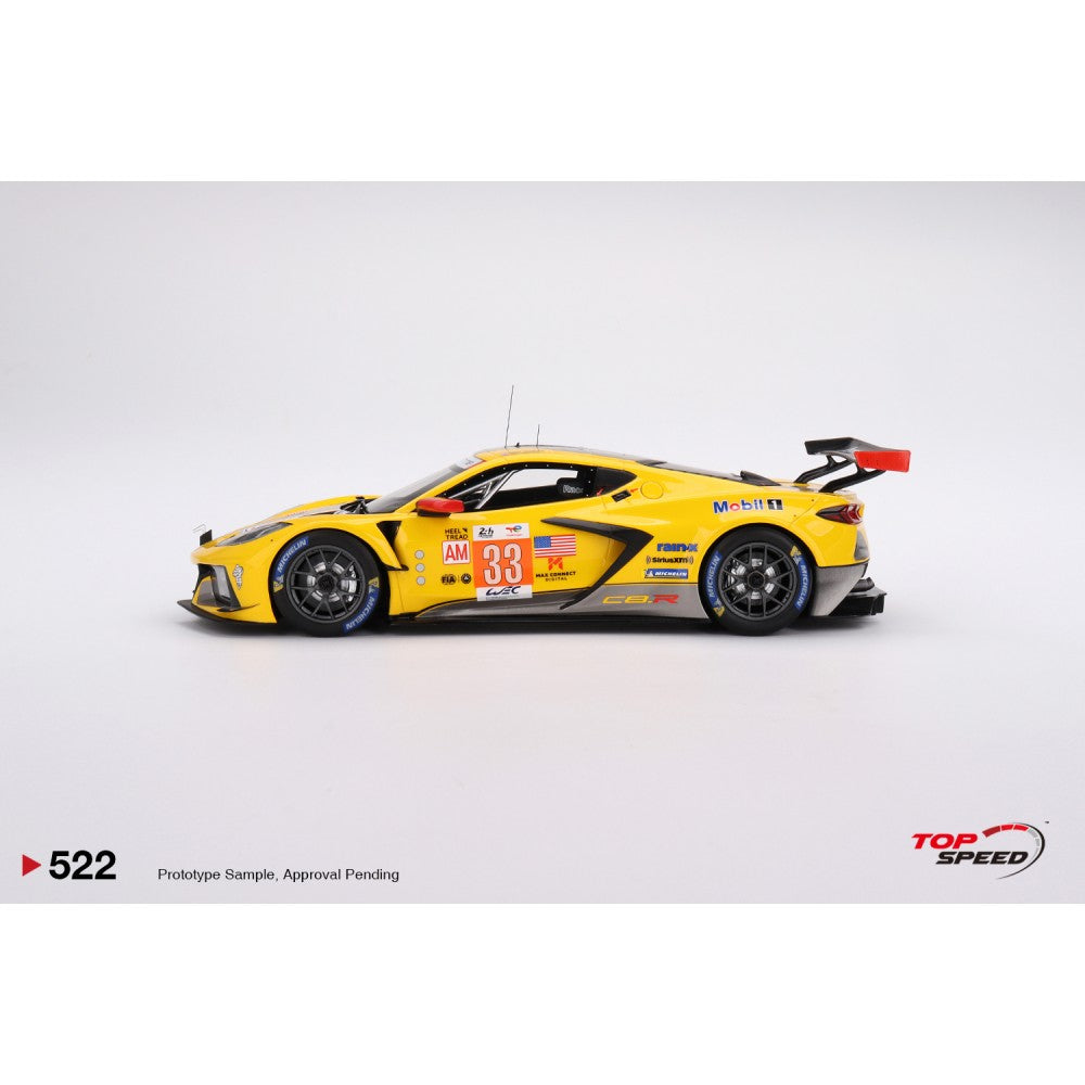 Top Speed Model - Chevrolet Corvette C8.R #33 2023 Le Mans 24 Hrs LM GTE AM Class Winner 1:18