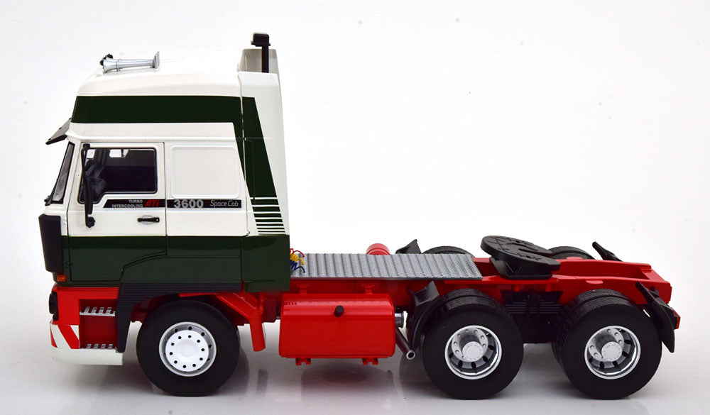 KK-Scale 1:18 - DAF 3300 Spacecab 1982 Limited Edition 600 pcs Wit/Groen/Rood