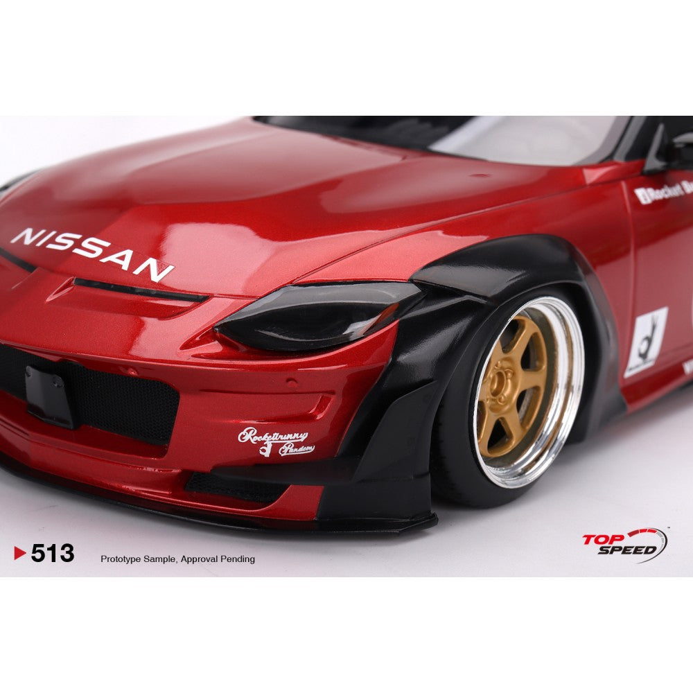 Top Speed Model - Nissan Z (RZ34) Pandem Passion Red 1:18