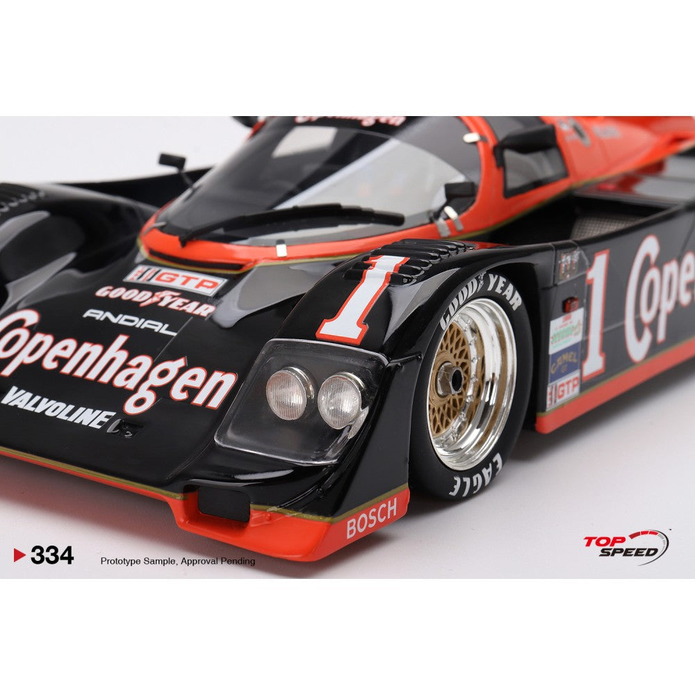 Top Speed Model -Porsche 962 #1 A. J. Foyt Enterprises 1988 IMSA Sebring 12 Hrs 1:18