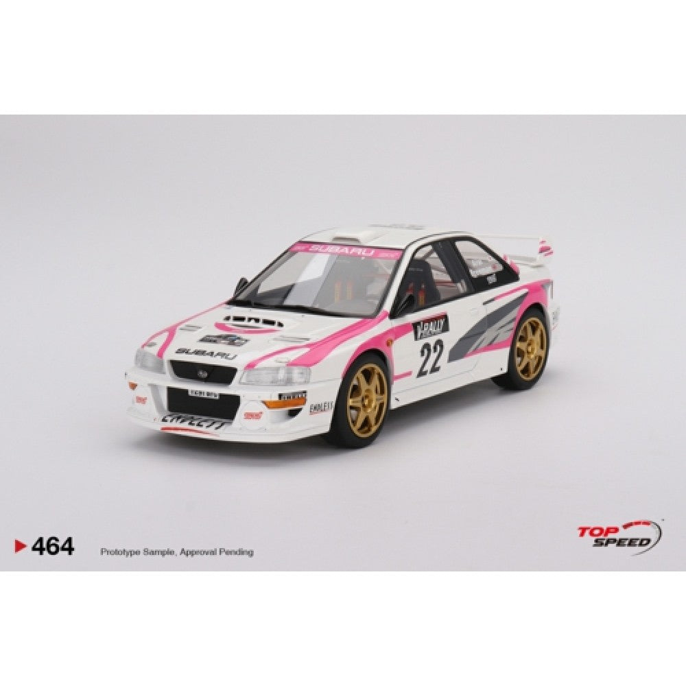Top Speed Model - Subaru Impreza WRC98 1999 Rally Tour de Corse #22 1:18