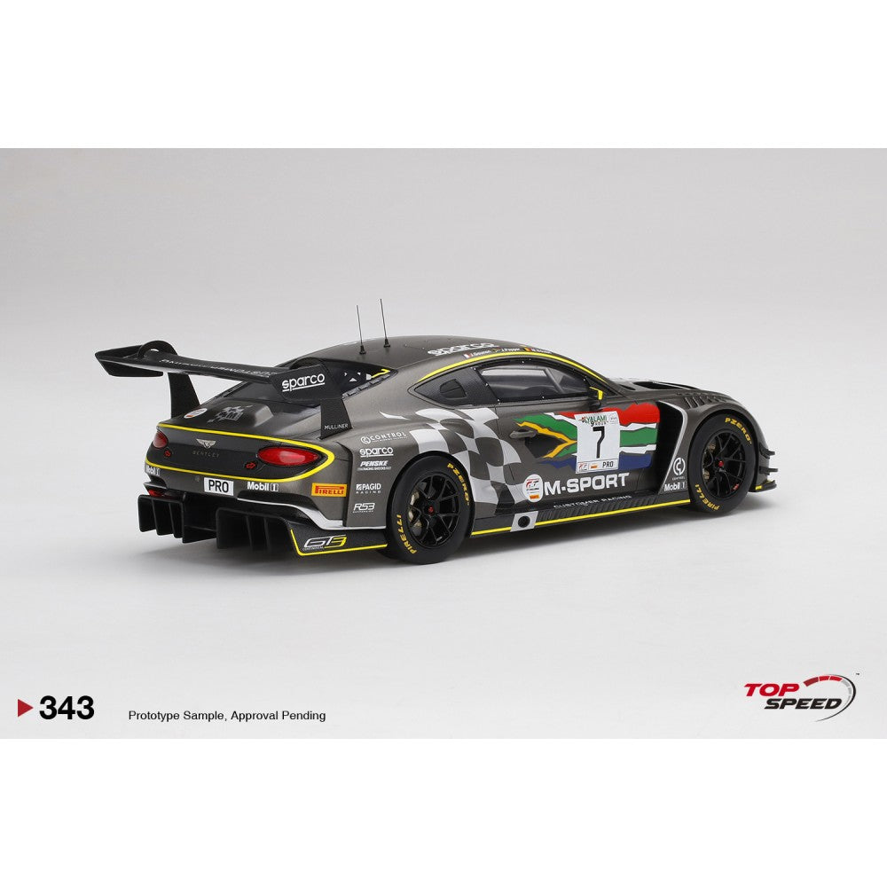 Top Speed Model - Bentley Continental GT3 #7 2020 Intercontinental GT Challenge Kyalami 9 Hour 1:18
