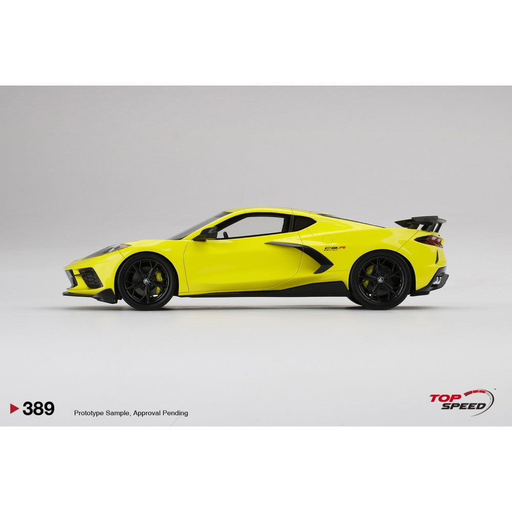 Top Speed Model - Chevrolet Corvette Stingray IMSA GTLM Championship Edition Accelerate Yellow 1:18