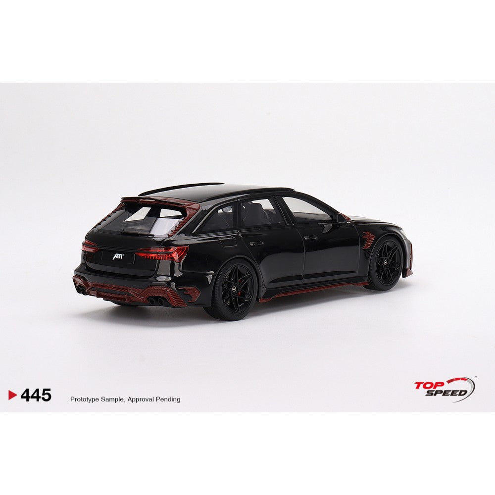 Top Speed Model - ABT Audi RS6 Johann Abt Signature Edition Black 1:18
