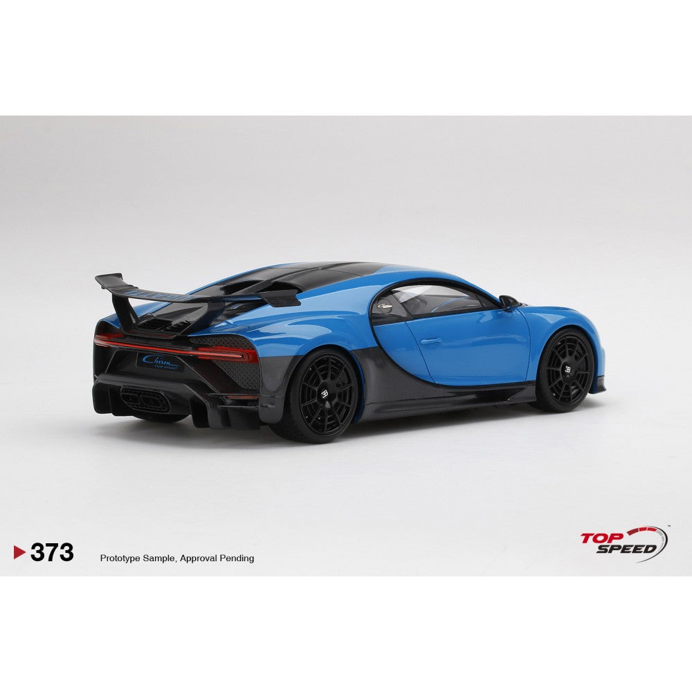 Top Speed Model - Bugatti Chiron Pur Sport Agile Blu 1:18