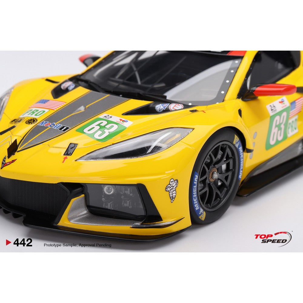 Top Speed Model - Chevrolet Corvette C8.R #63 Corvette Racing 2022 Le Mans 24 Hrs