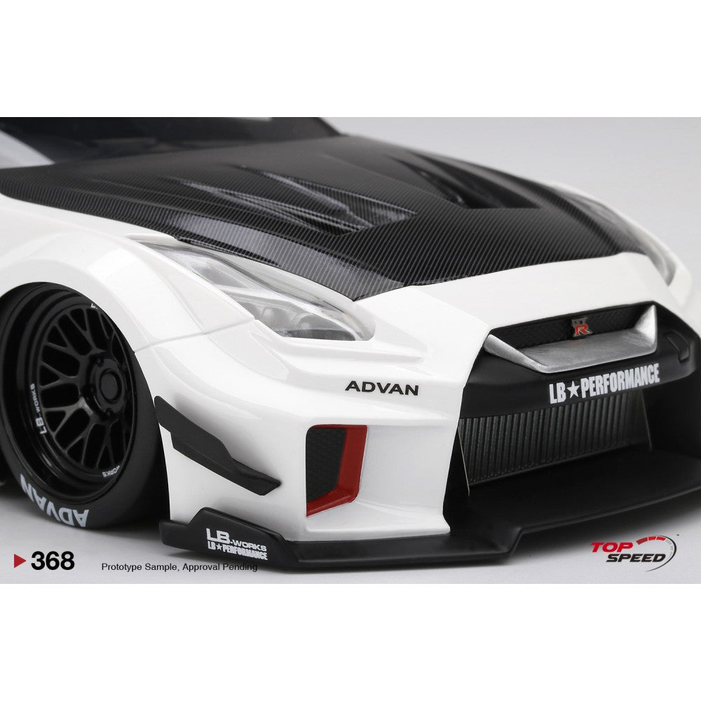 Top Speed Model - NISSAN LB-Silhouette WORKS GT 35GT-RR Ver.2 White 1:18