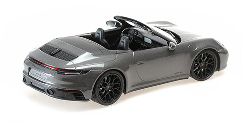 Minichamps 1:18 - PORSCHE 911 CARRERA 4 GTS CABRIOLET 2020 GREY METALLIC