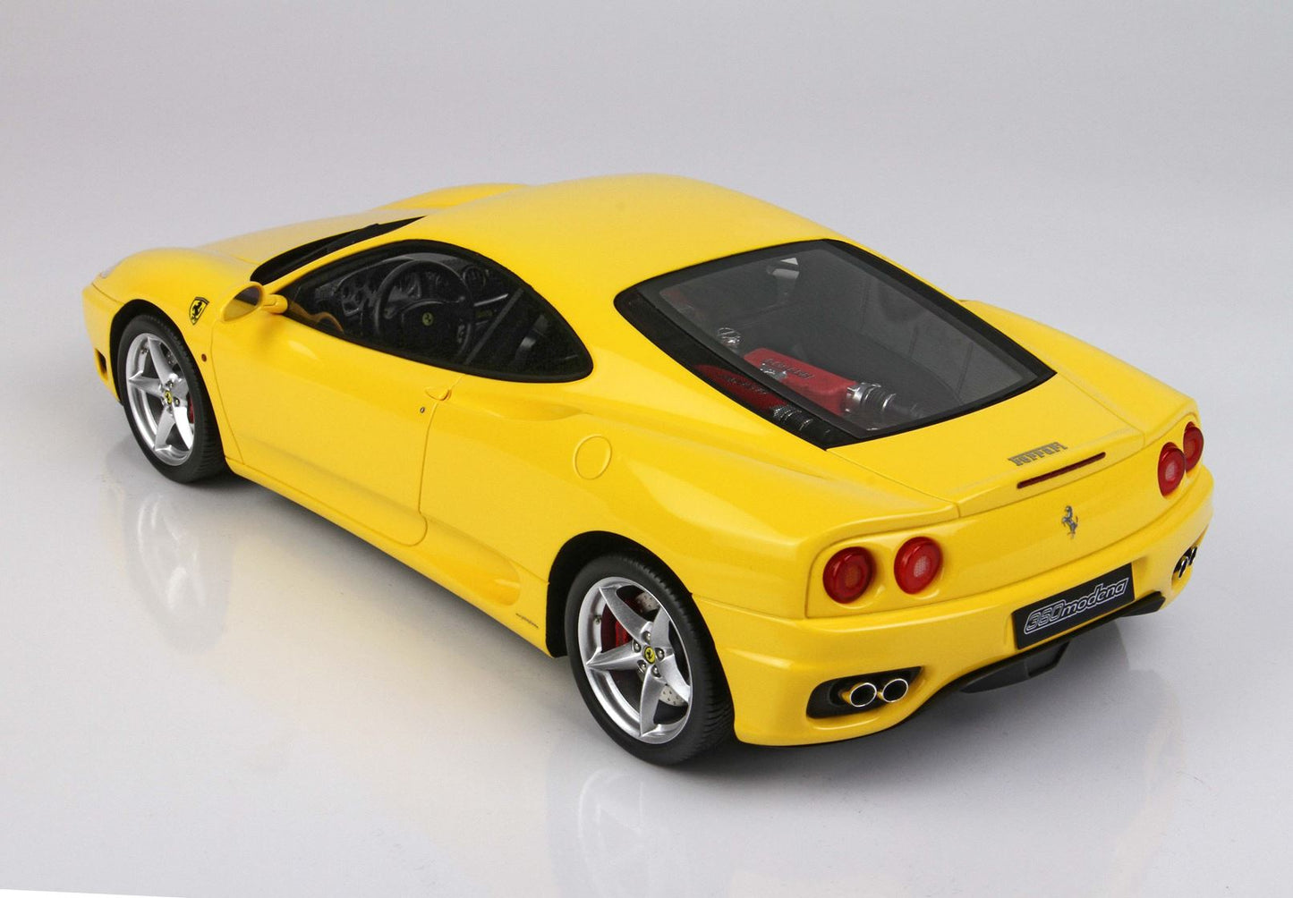 BBR Model 1:18 - Ferrari 360 Modena 1999 Yellow Modena F1 Gear BOX
