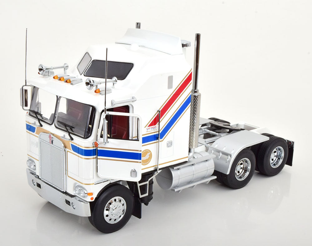 KK-Scale 1:18 - Kenworth K100 Aerodyne 1976 Wit/Blauw/Rood