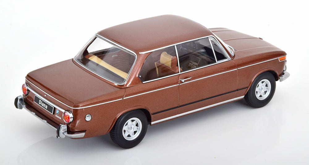 KK-Scale 1:18 - BMW 2002 ti Diana 1970 Bruin metallic