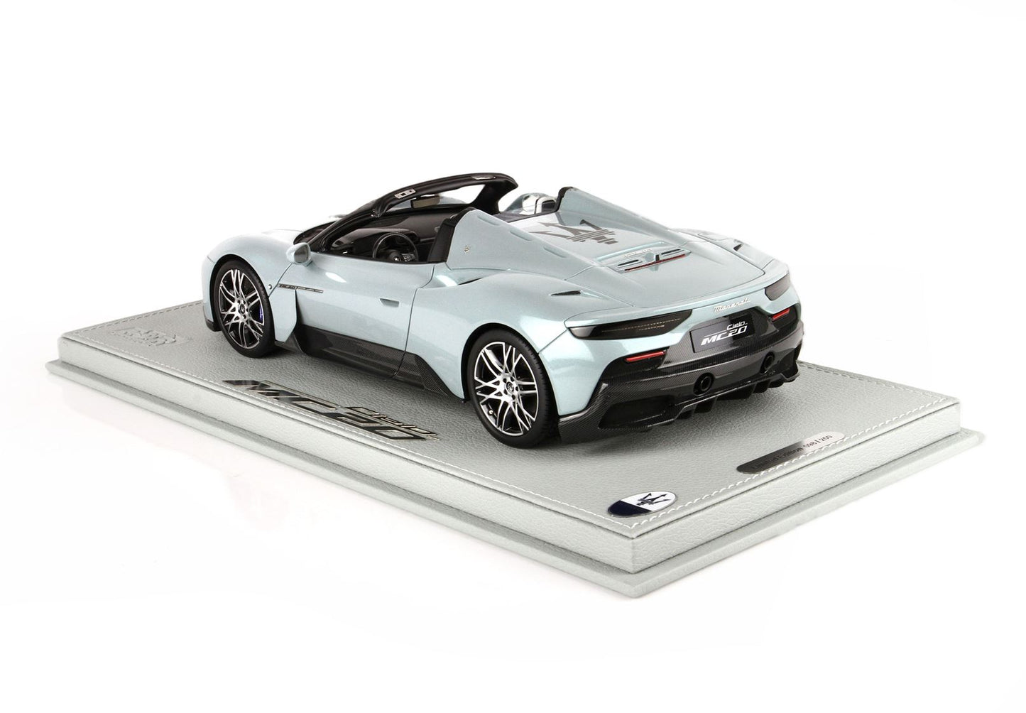 BBR Model 1:18 - Maserati MC20 CIELO Acqua Marina