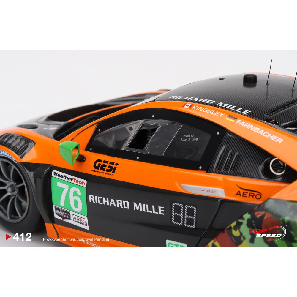 Top Speed Model - Acura NSX GT3 EVO #76 Compass Racing IMSA 2021 1:18