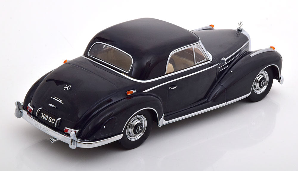 KK-Scale 1:18 - Mercedes 300 SC W188 Coupe 1955 Donkerblauw