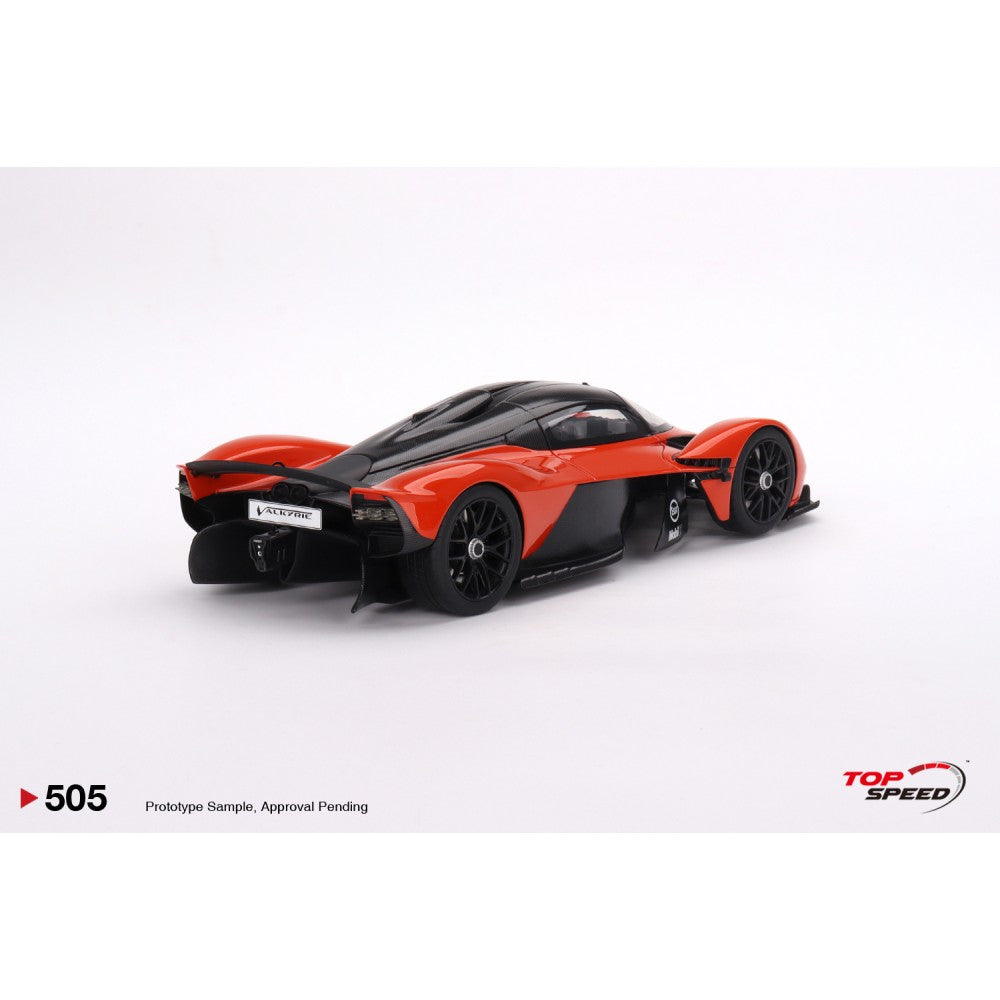 Top Speed Model - Aston Martin Valkyrie Hyper Orange 1:18