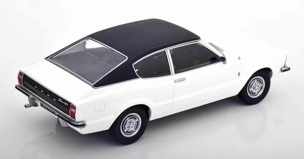 KK-Scale 1:18 - Ford Taunus GT Coupe Vinyl Roof 1971 Wit