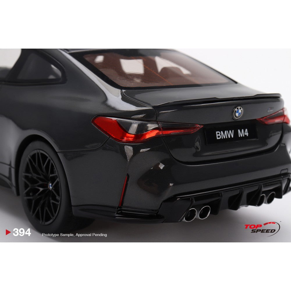 Top Speed Model - BMW M4 Competition (G82) Dravit Grey Metallic 1:18