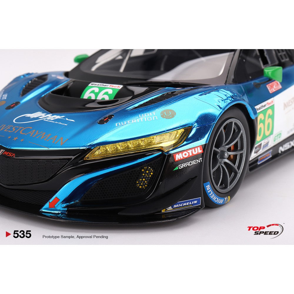 Top Speed Model - Acura NSX GT3 EVO22 #66 2022 IMSA Daytona 24 Hrs 1:18
