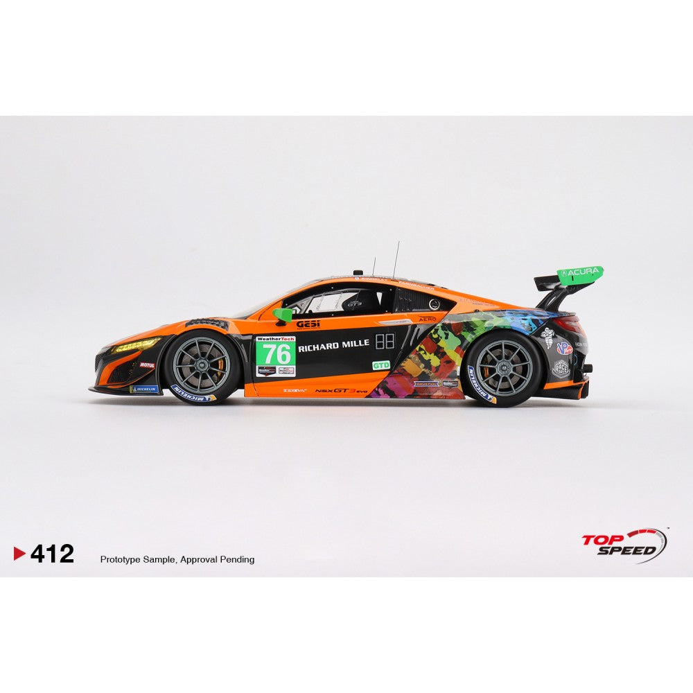 Top Speed Model - Acura NSX GT3 EVO #76 Compass Racing IMSA 2021 1:18