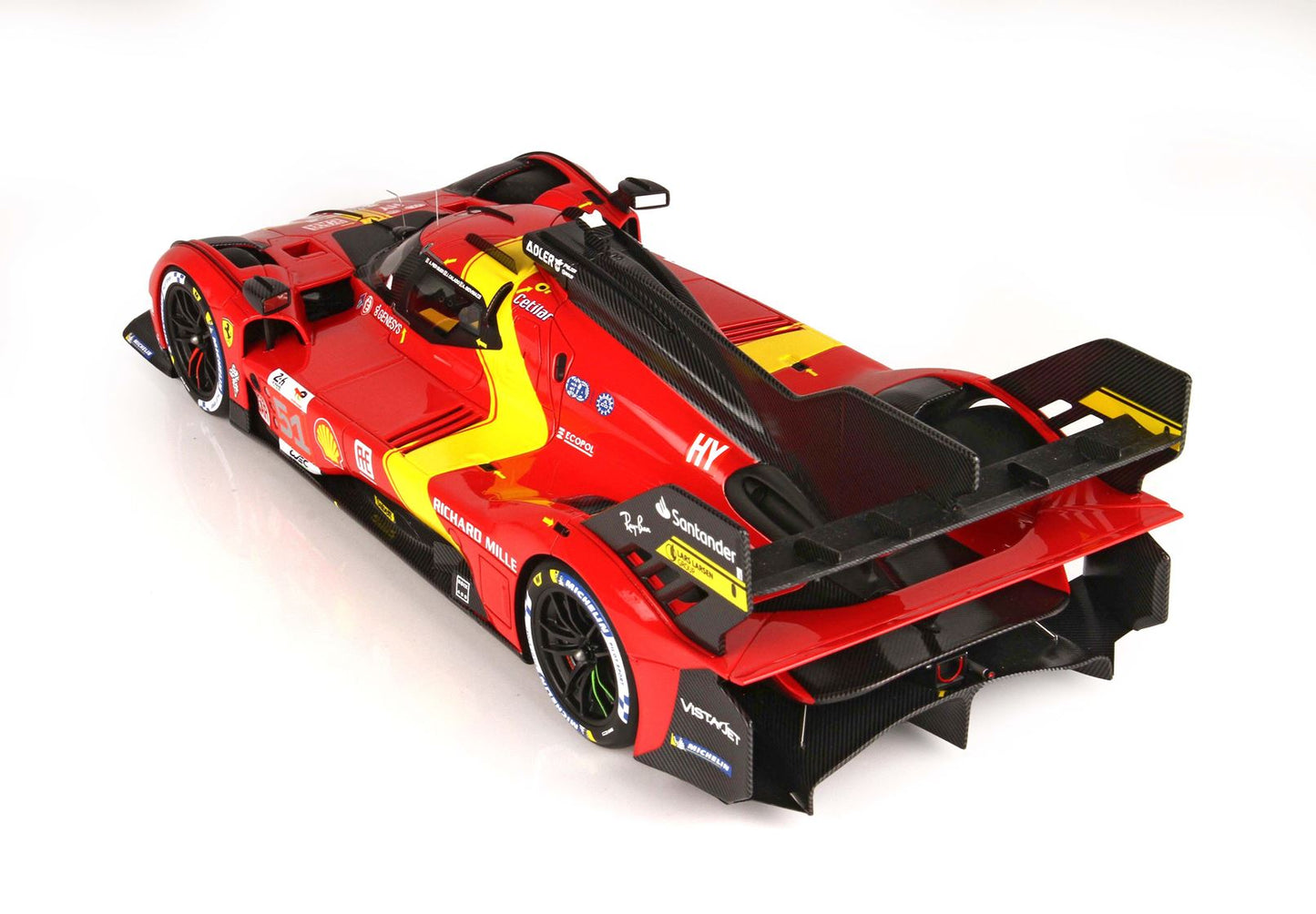 BBR Model 1:18 - Ferrari 499P Car N. 51 Winner Le Mans 2023