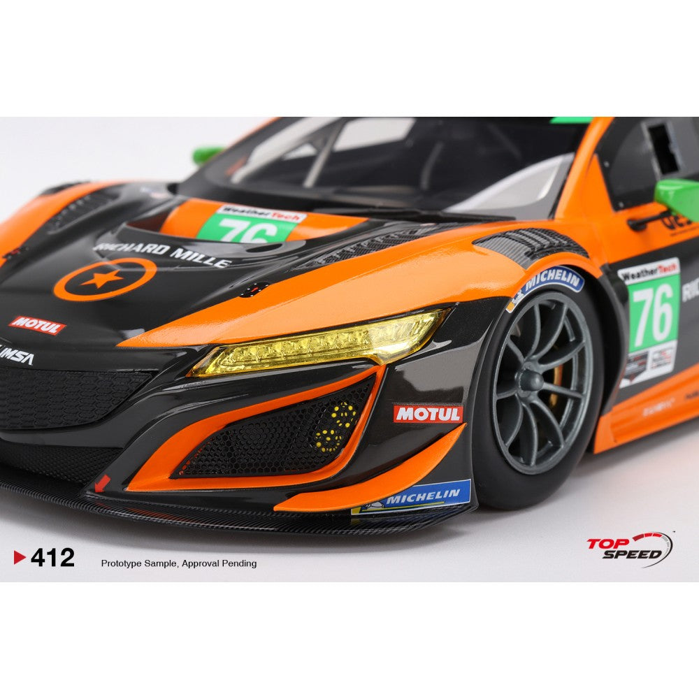 Top Speed Model - Acura NSX GT3 EVO #76 Compass Racing IMSA 2021 1:18