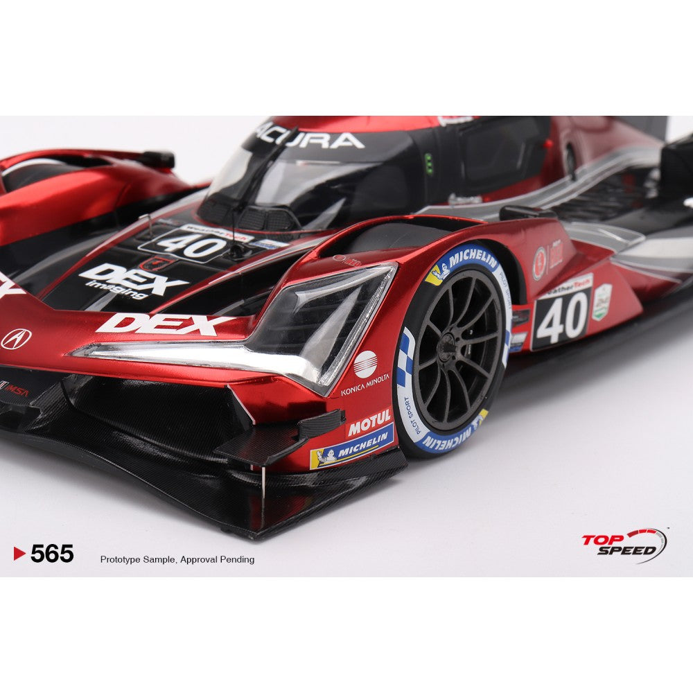 Top Speed Model - Acura ARX-06 GTP NO.40 Wayne Taylor Racing with Andretti 2024 TI IMSA DAYTONA 24 HRS 3RD PLACE 1:18