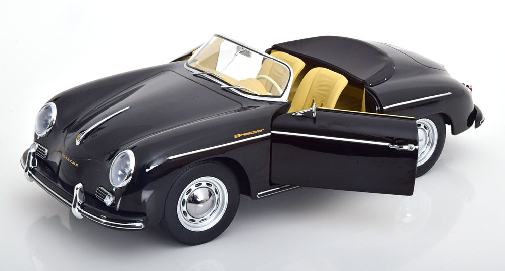 KK-Scale 1:12 - Porsche 356 A Speedster 1955 Zwart