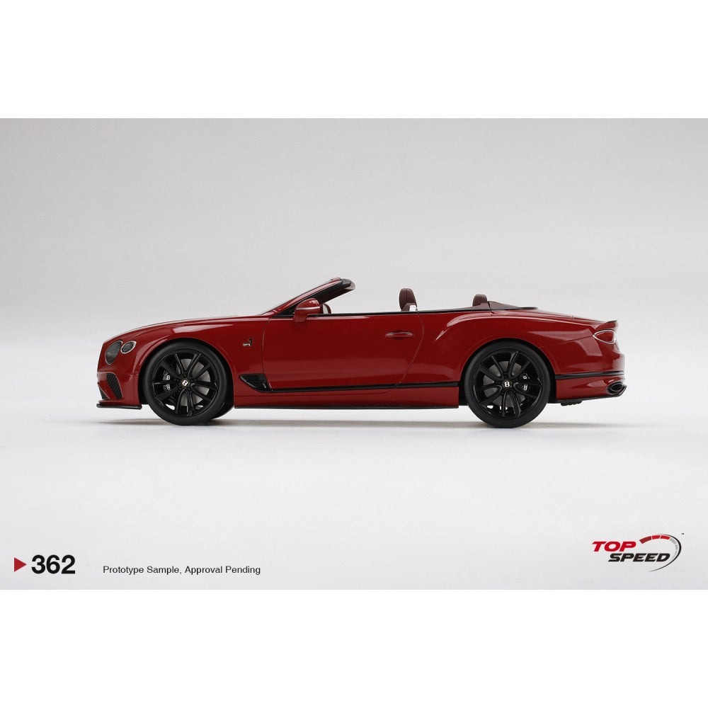 Top Speed Model - Bentley Continental GT Convertible Mulliner Number 1 Edition 1:18