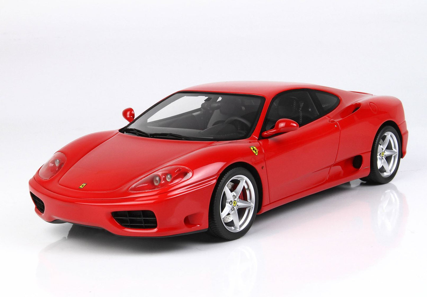 BBR Model 1:18 - Ferrari 360 Modena 1999 Red Corsa 322 F1 Gear Box - Black Interiors