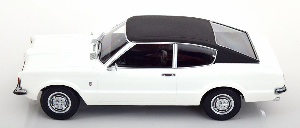 KK-Scale 1:18 - Ford Taunus GT Coupe Vinyl Roof 1971 Wit