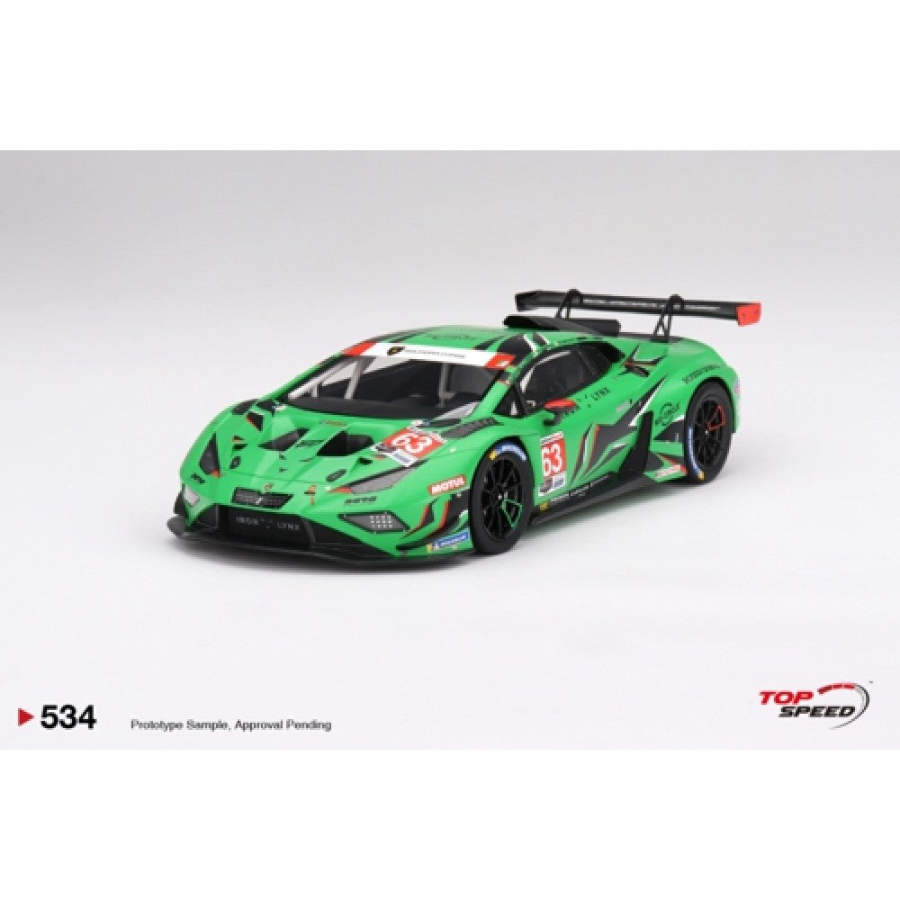 Top Speed Model - Lamborghini Huracán GT3 EVO2 #63 Iron Lynx 2023 IMSA Daytona 24 Hrs 1:18