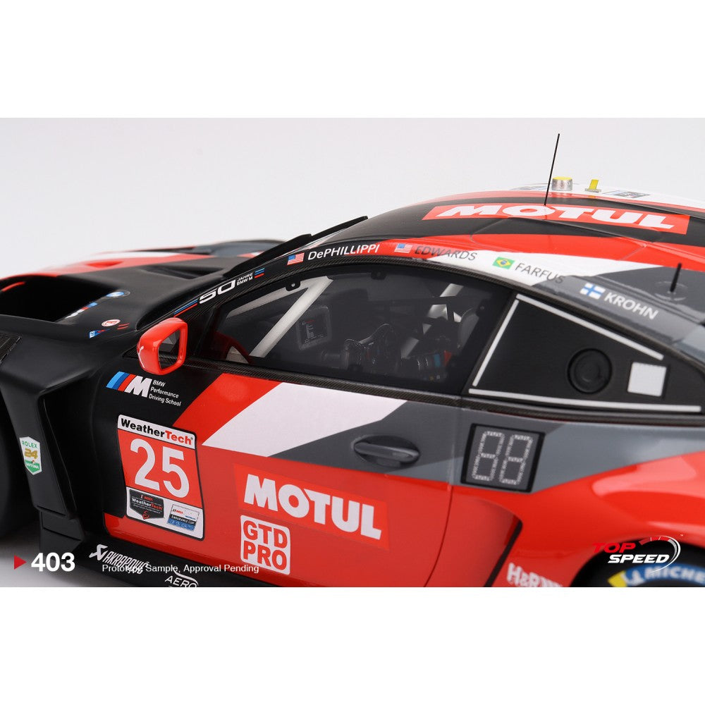 Top Speed Model - BMW M4 GT3 #25 2022 IMSA Daytona 24 Hrs 1:18