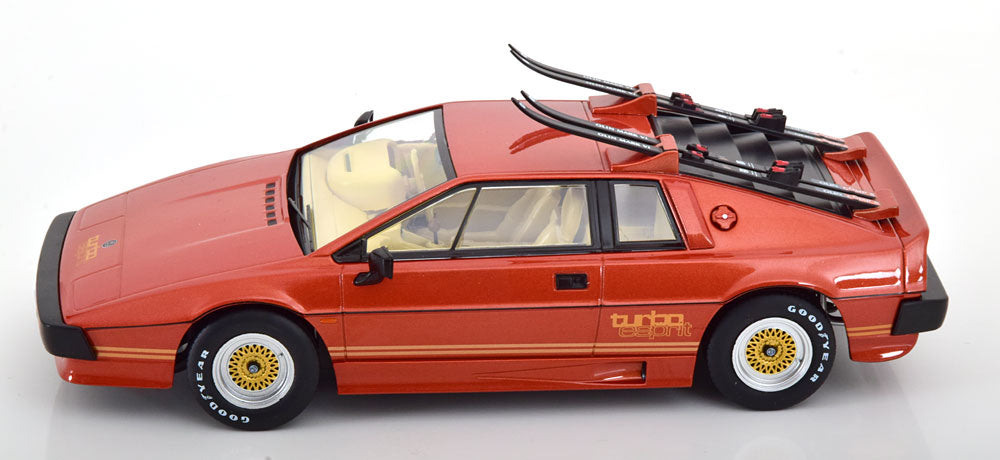 KK-Scale 1:18 - Lotus Esprit Turbo Movie-Version mit Ski 1981