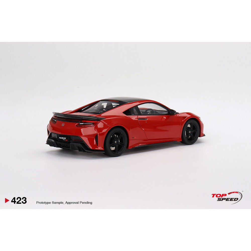Top Speed Model - Honda NSX Type S 2022 Gotham Gray Matte 1:18