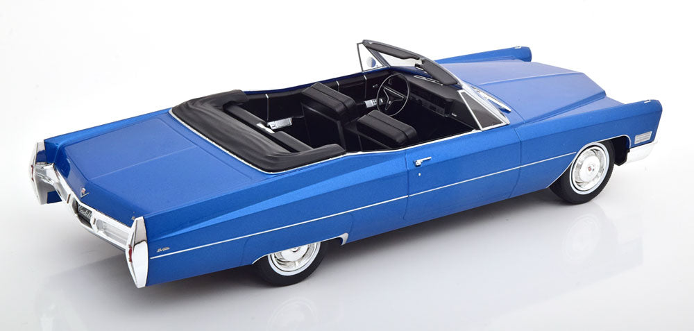 KK-Scale 1:18 - Cadillac DeVille Convertible 1967 Blauw Metallic