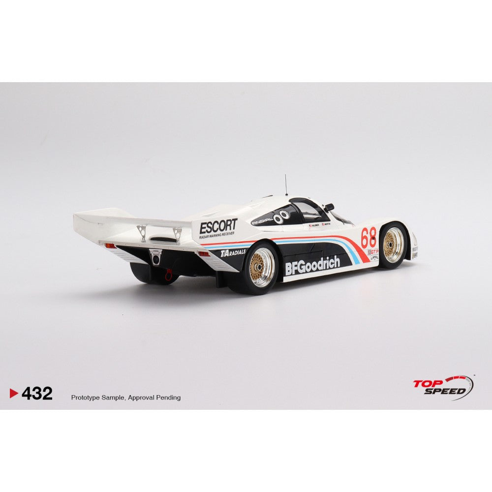Top Speed Model - Porsche 962 #68 BFGoodrich 1986 IMSA Road America 500 Miles 1:18