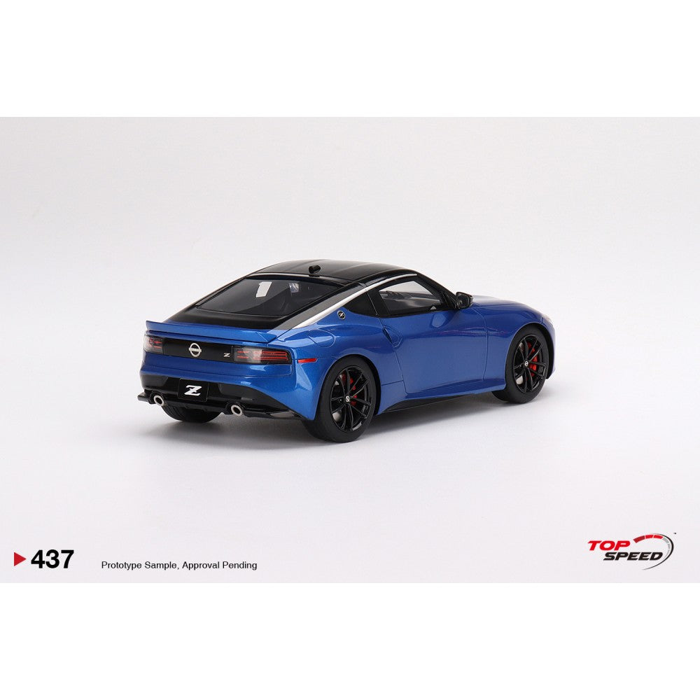 Top Speed Model - Nissan Z Performance 2023 Seiran Blue 1:18