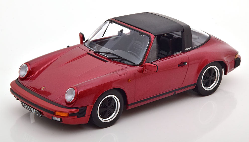 KK-Scale 1:18 - Porsche 911 SC Cabrio 1983 Rood Metallic